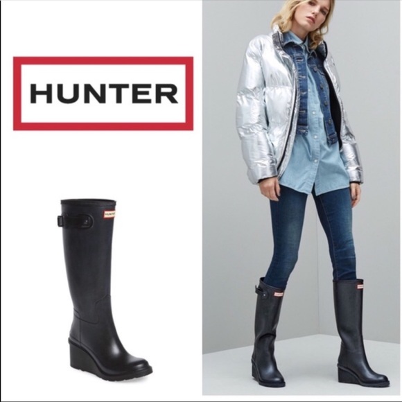 hunter refined rain boots